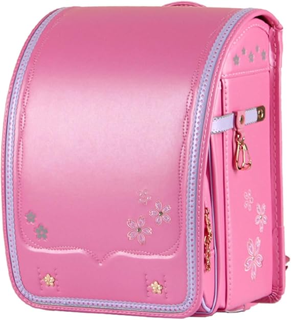 randoseru rose red backpack japanese school bag Premium fabric send gift