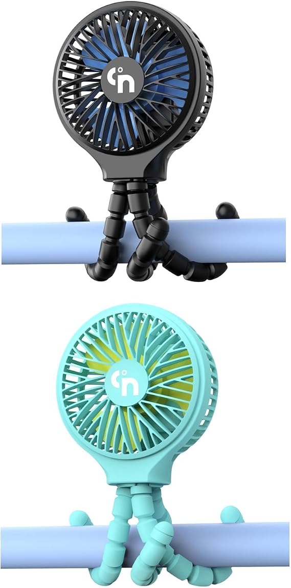 Stroller Fan Black and Blue