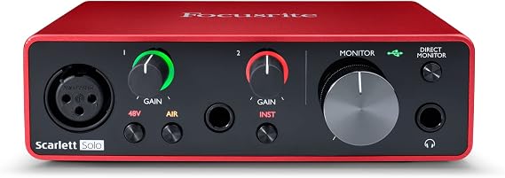 Focusrite Scarlett 3rd Gen Audio Interface