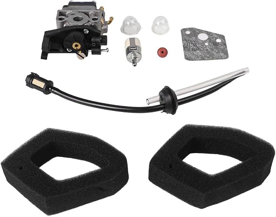 For Carburetor Replacement for Honda Engine Models UMK425, ULT425, UMS425, and HHH25 Includes Gasket and Fuel Filter Kit