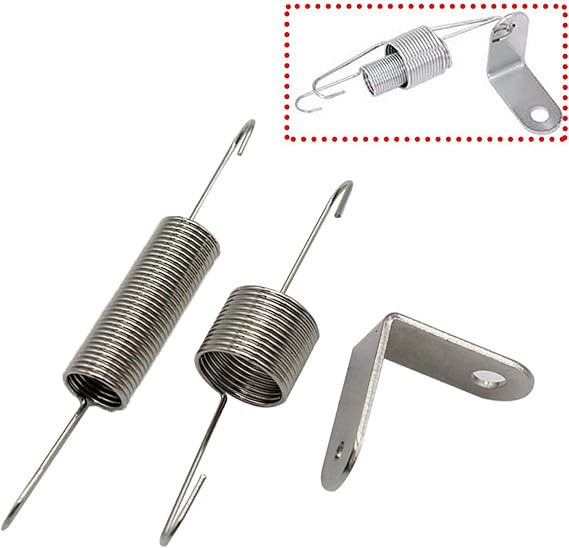 Throttle Return Spring Bracket and Dual Springs Chrome for SBC BBC Chevy Ford 302 350