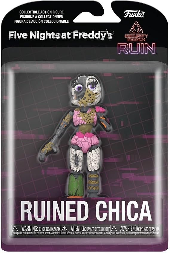 Funko Action Figure: Five Nights At Freddy's: RUIN - Chica the Chicken - FNAF - Collectable Toy - Gift Idea - Official Merchandise - for Boys, Girls, Kids & Adults - Video Games Fans