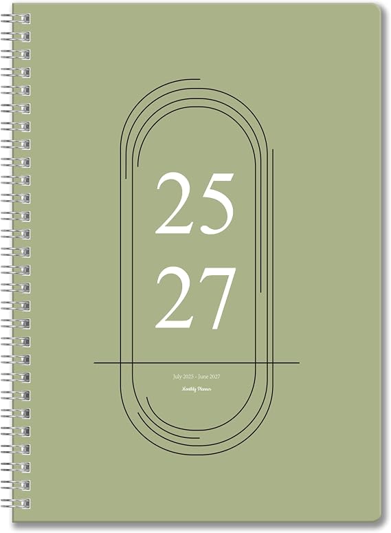 Monthly Planner 2025-2027, July 2025 - June 2027, 7" x 9", 2 Year Calendar 2025-2027 Monthly Planner, 24 month Calendar Perfect for School & Office