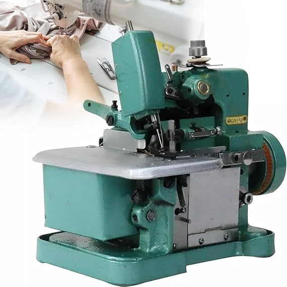 250W Overlock Sewing Machine - Adjustable Stitch Length, 3000 Stitches Per Minute, 3 Stitch Capabilities - Ideal for Hemming and Sewing Projects