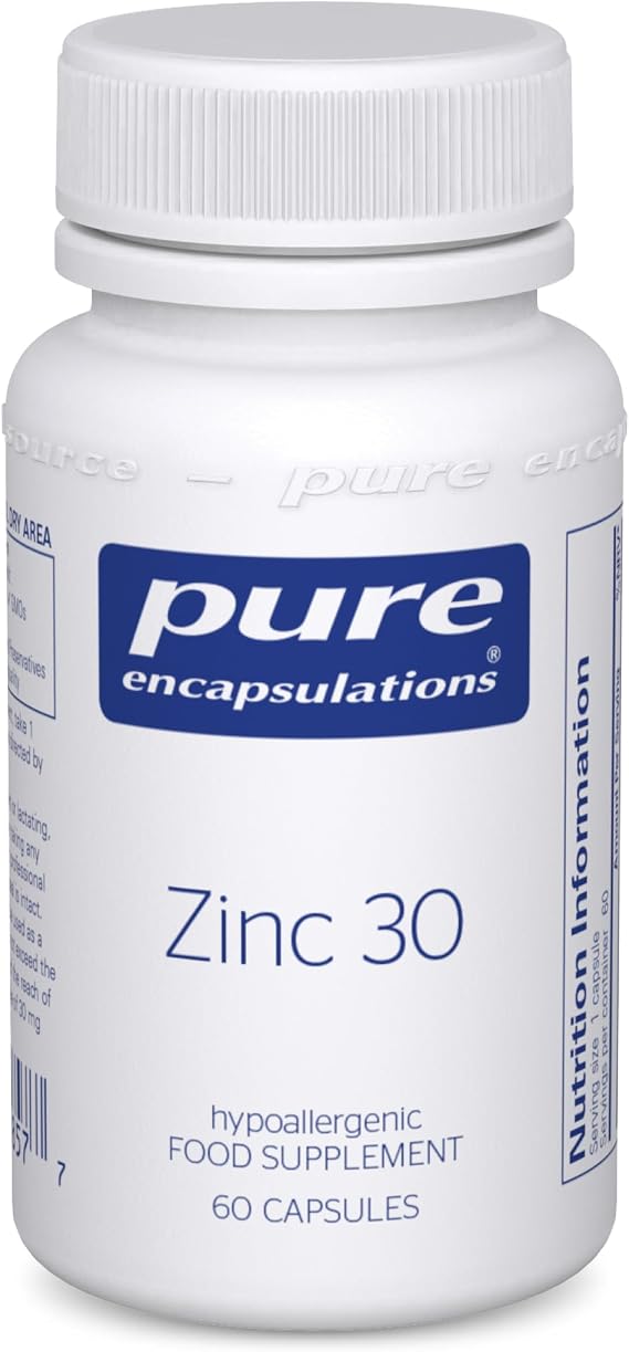 Pure Encapsulations Zinc 30 Zinc Picolinate 30mg, 60 Capsules