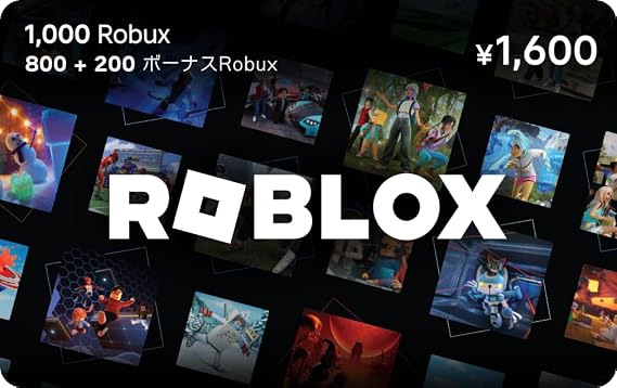 Robloxギフトカード - 1000 Robux 限定バーチャルアイテムを含む オンラインゲームコード ロブロックス |オンラインコード版