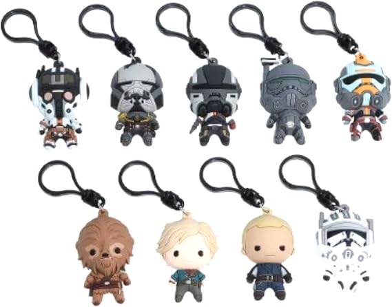 Star Wars Bad Batch Series 2 5" Collectible Bag Clip Blind Bag (ONE Random Figure) Sci-Fi Character Keychain/Backpack Accessory | Official Licensed Merchandise