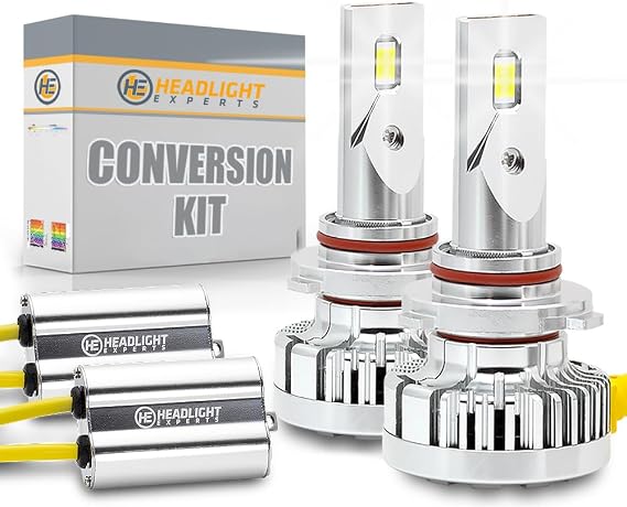 Headlight Experts 9005 High Beam Bulb kit for 2006 Jaguar S-Type Plug and Play 6000K 22,000 Lumens w/Canbus Built-In Error Free (Pack of 2) Fog Light