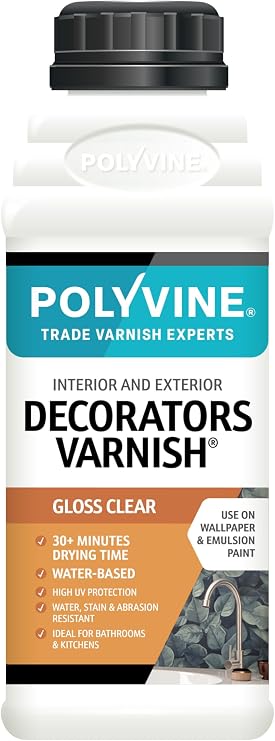 Polyvine Decorator's Varnish Gloss Finish Pint / 500ml