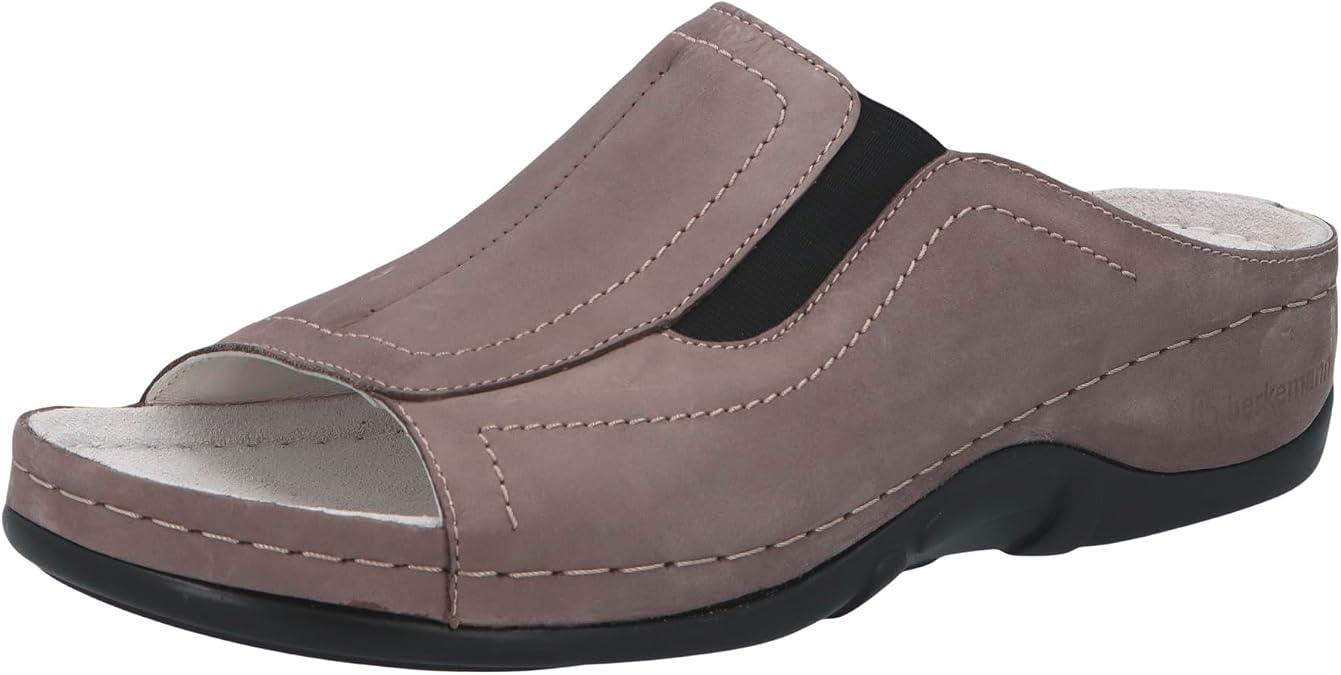 Berkemann Women's Berkina Mules Cowhide Leather Medium Footbed: Not Removable