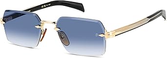 DB 7109/S Gold Black/Blue 56/20/145 men Sunglasses