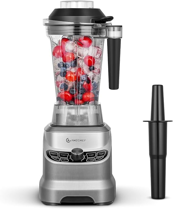 AMZCHEF Professional Stand Mixer with 8 Adjustable Speeds 1800 W Mixer [Energy Class A+++]