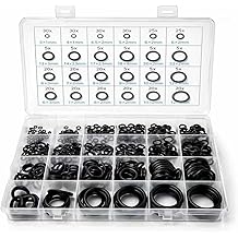 400 Pcs Rubber O Rings Set, Ø 4-30 mm Universal O-Ring Gaskets Seal Kit, Nitrile Rubber Washers Assorted for Plumbing, Tap Washers, Automotive, Jet/Pressure Washers, Garden Tap Kit - 24 Sizes
