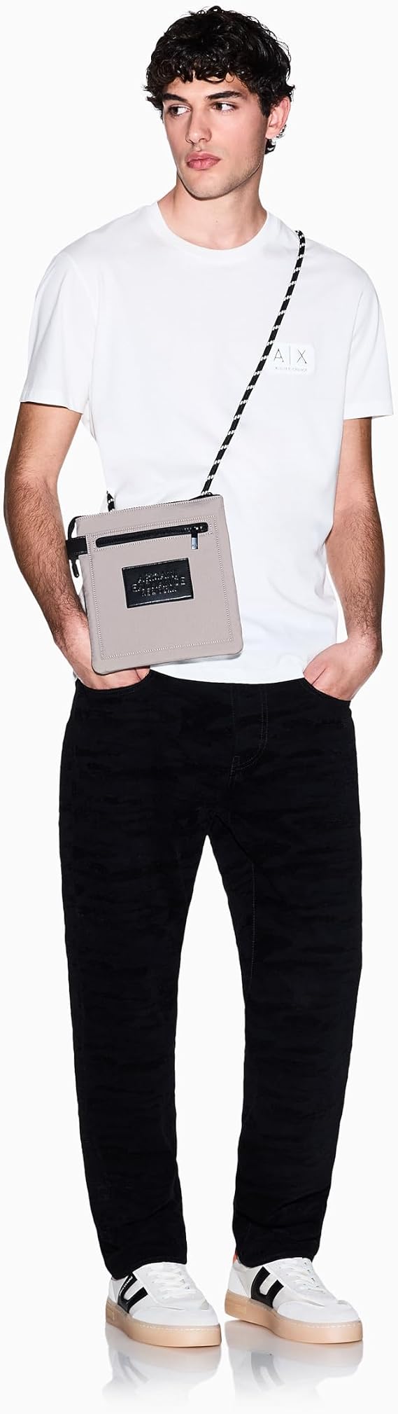 Armani Exchange Rubberized Logo Tee