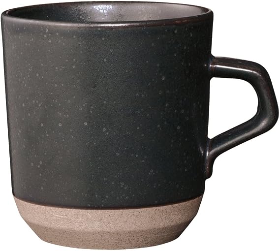 KINTO CLK-151 29520 Large Mug, 14.1 fl oz (410 ml), Black, Microwave and Dishwasher Safe