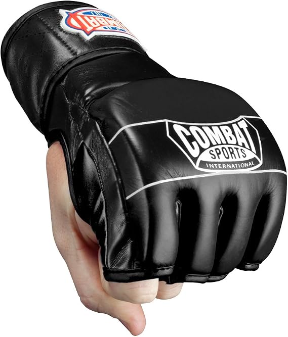 Combat Sports Traditional MMA Fight Gloves with Open Palm