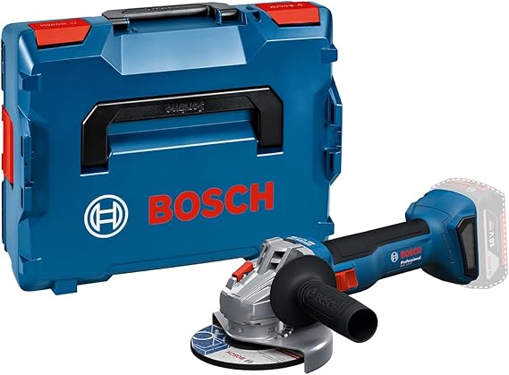 Bosch Professional 18V System Cordless Angle Grinder GWS 18V-8 (Disc Diameter 125mm, incl. L-BOXX)