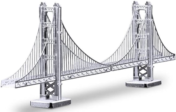 Fascinations Metal Earth San Francisco Golden Gate Bridge 3D Metal Model Kit