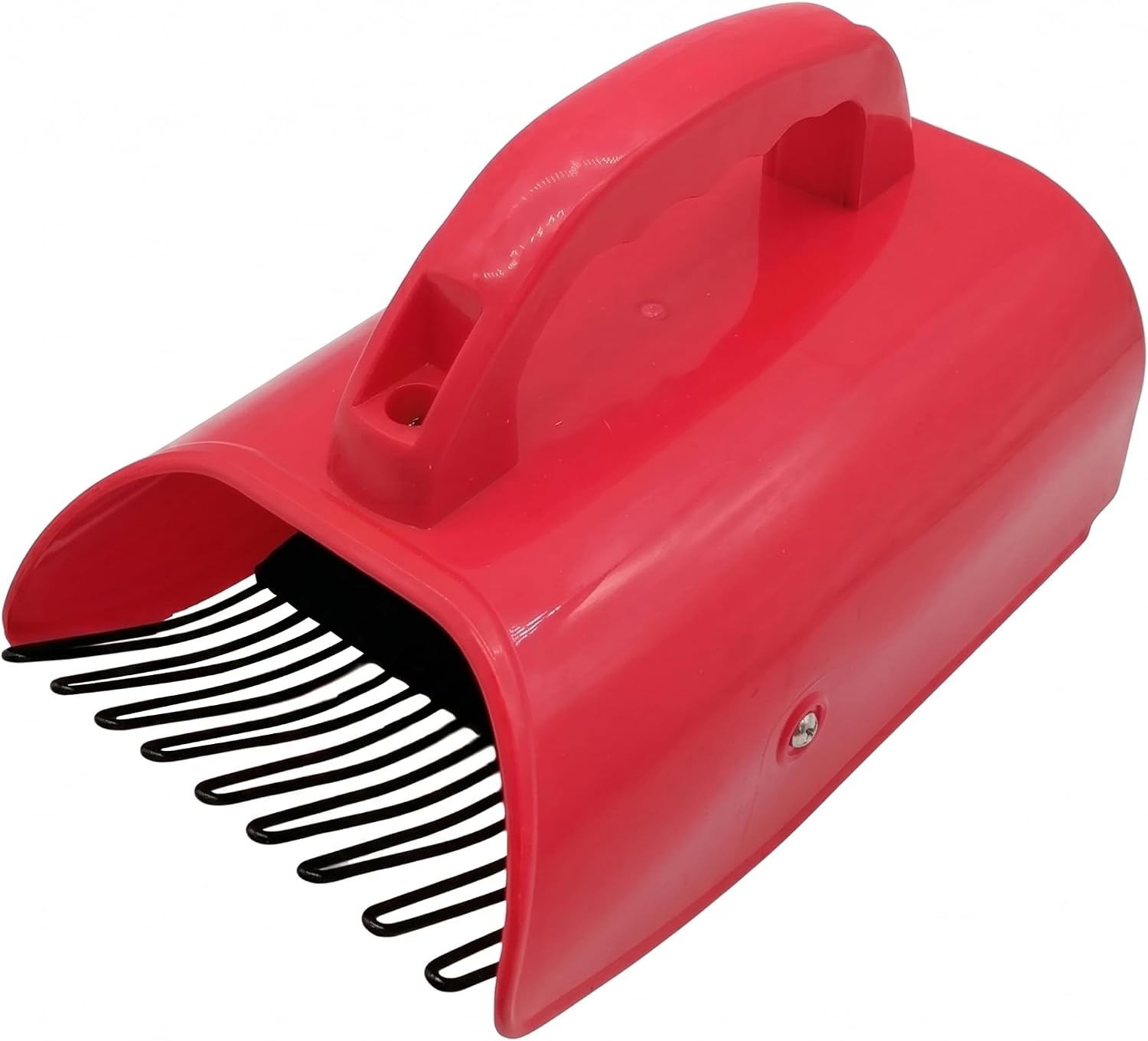 Fruit Picker, 1 Berry Picker & Chamomile Harvester, Ergonomic Long Handle, Large Capacity Collection Container - Red.