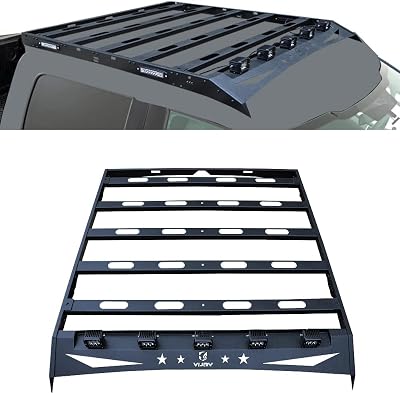 Vijay Top Roof Rack Cargo Carrier Compatible with 2009-2014 Ford F150