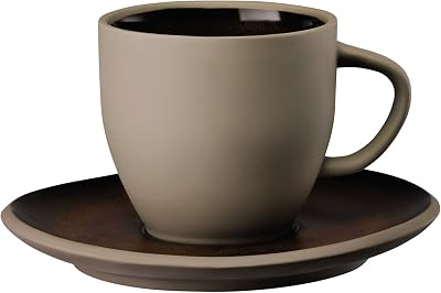 Rosenthal Junto Bronze Coffee Cup with Saucer