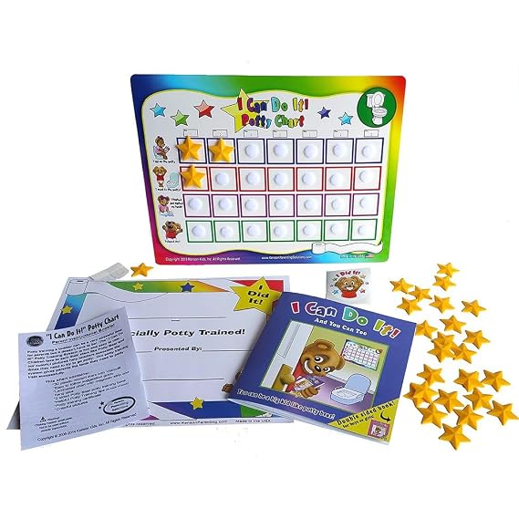 Updated Kenson Kids I Can Do It! Potty Chart Toilet Training System!