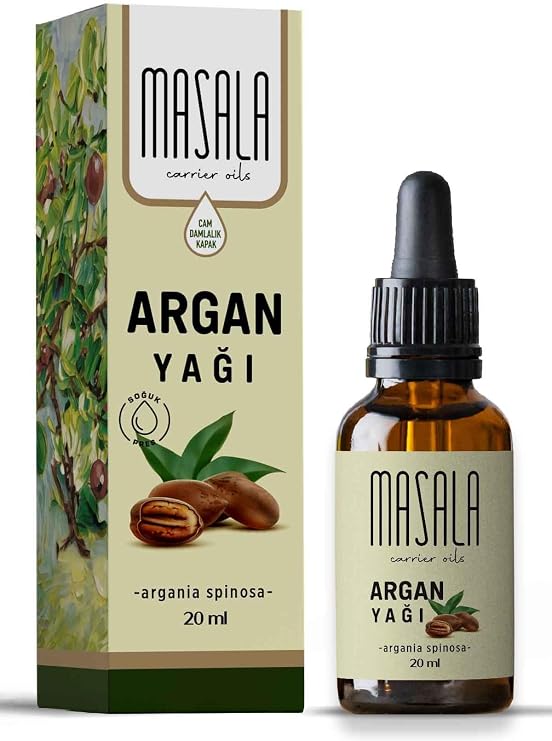 Masala Saf Argan Yağı 20 ml. Soğuk Pres (Argan Carrier Oil)
