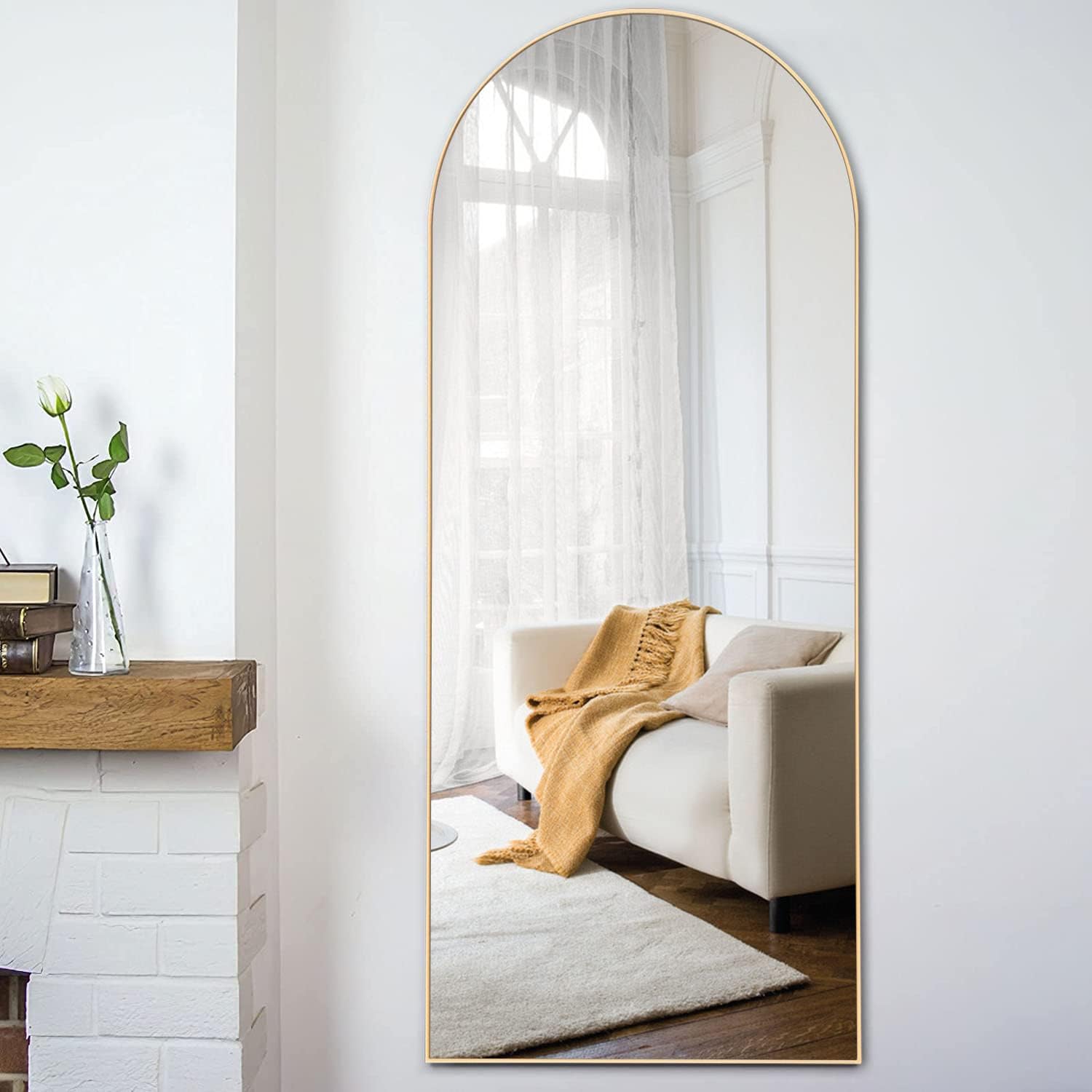 MIRUO Full Length Mirror Bathroom Mirrors