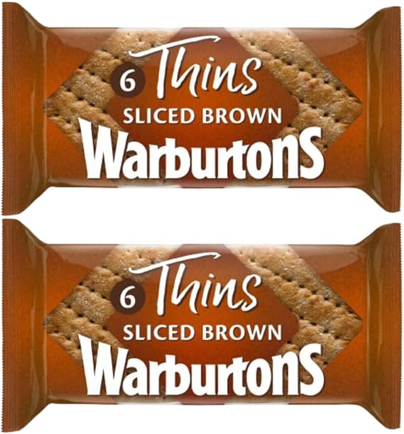 Brown Sandwich Thins Warburton 2x6 packs (2 Packs of 6 thins)