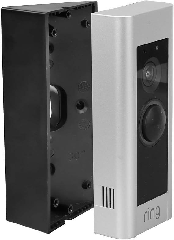 Adjustable Waterproof Compatible Doorbell Angle Mount,20/30/40 Degree Replacement Angle Bracket Plate Wedge Kit for Video Doorbell Pro Pro,Adjustment Adapter Mounting Plate Bracket Wedge Kit