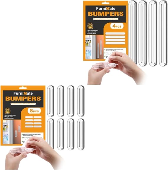 Wall Protector from Furniture 4PCS Long+8PCS Short