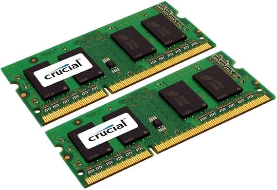 Crucial 4GB kit (2GBx2), 204-pin SODIMM, DDR3 PC3-8500,
