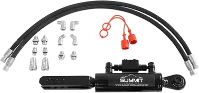 Summit Hydraulics Double-Acting Side Link Kit, Category 1 Tractor Cylinder 16 Minimum 20 Maximum Length, 4 Stroke Length Double Piloted Check Valve Factory Rear Remote Kit