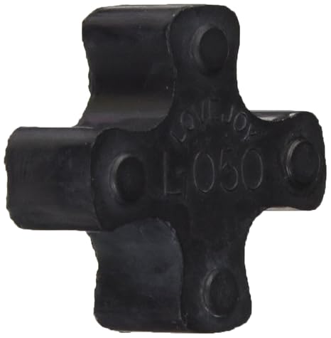 Lovejoy 10194 Size L050 Solid Type Jaw Coupling Elastomer Spider, SOX/NBR Rubber, 1.07" OD, 0.42" Elastomer Length, 26.3 in-lbs Nominal Torque