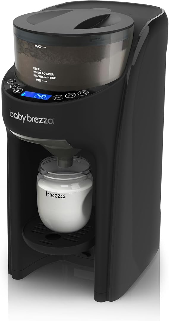 Baby Brezza Formula Pro Advanced – Siyah Otomatik Mama Hazırlama Makinesi | Biberon Hazırlayıcı | Ayarlanabilir Isı ve Porsiyon | Tüm Biberonlarla Uyumlu | Hızlı ve Hijyenik Mama Yapımı