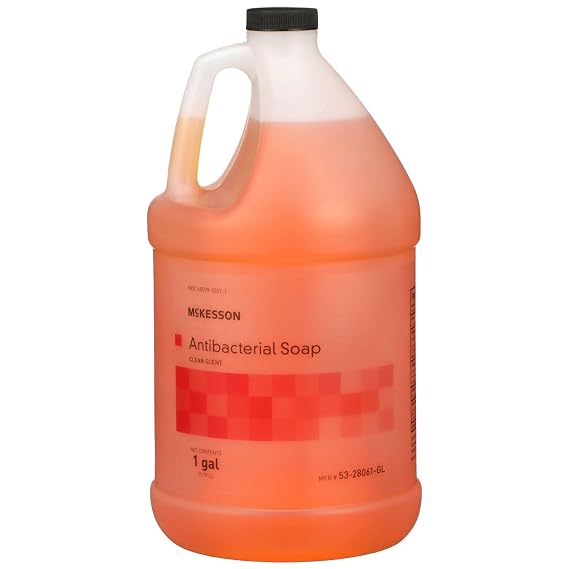 McKesson Antibacterial Liquid Hand Soap, Refill, Clean Scent, 1 gal, 1 ct
