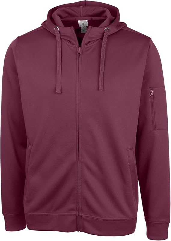 Clique unisex-adult Unisex Lift Performance Full Zip Hoodie
