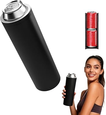 Double Tactical Reload Can Holder-Ultra Chill System, Assault Tactical Insulation Sleeve It Can Fill Two 12-Ounce Cans, Suitable for Beer and Soda, Precision 3D-printed for durability Black