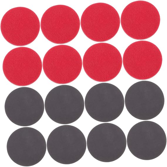 Homoyoyo 16-Piece Bowling Ball Polishing Kit Microfiber Cleaning Pads for Resurfacing Portable Reusable Bowling Convenient Accessories Set