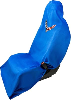 Seat Armour - Towel 2 Go Blue Compatible with Corvette C8 Soft, Machine Washable Car Seat Towel Easy to Use & Multipurpose Protection