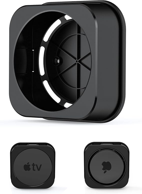 Anti-Theft Wall Mount for Apple TV Mount Security Holder | Compatible with Apple TV 4th/ 5th Generation Fit for Apple TV 4K/ HD