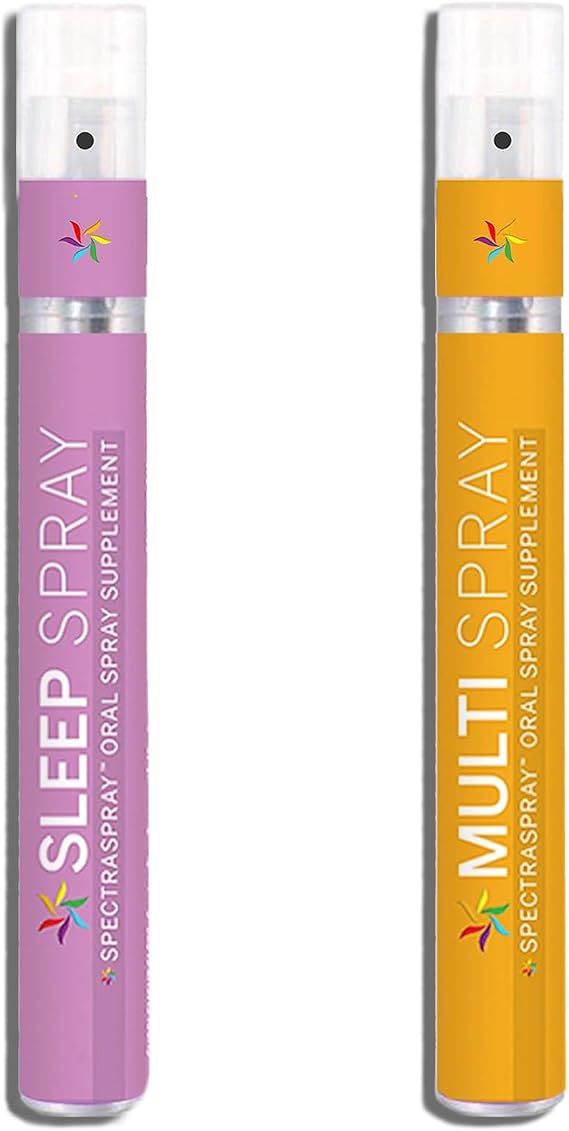 SpectraSpray Sleep & Daily Wellness Bundle Sleep Support & Multivitamin Oral Sprays