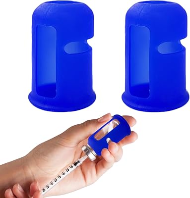 Vial Bottle Protector Sleeve for Diabetes, Short 10ML Insulin Vial Travel Bottle Organizer Cover for Prevent Breaking, Silicone Reusable Flexible, 2 PCS