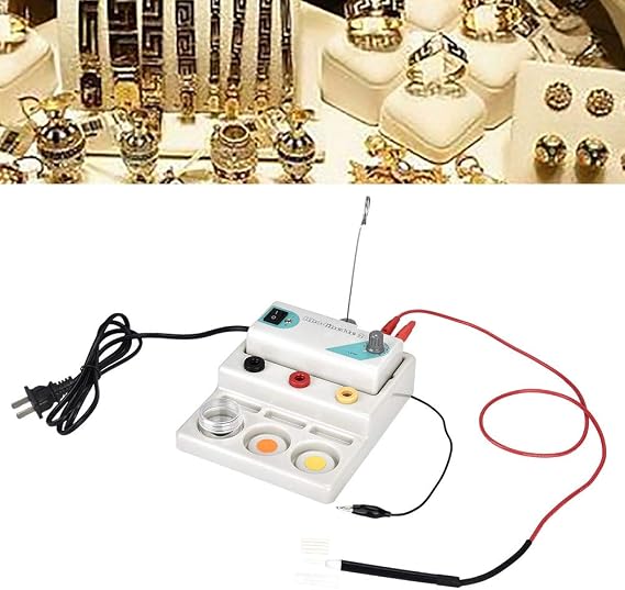 Gold Plating Kit, Professional Pen Type Plating Machine Jewelry Electroplating Pen Processing Tools, for Local Gold, Silver, Copper Plating Decoration
