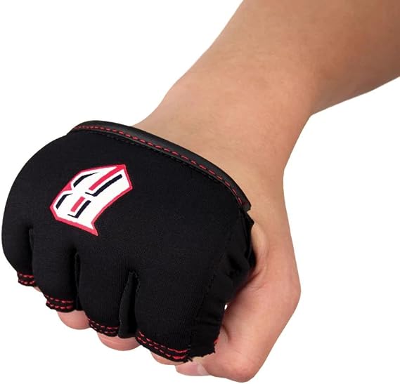 Revgear Gel Knuckle Guards for Boxing - Knuckle Protection for Boxing Hand Protection, Finger Loops - Anti Shock Gel Padding, Neoprene (Large)