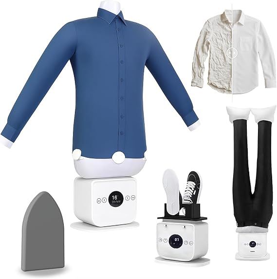 Humanoid Automatic Ironing Machine, 2026 Upgrade Touch Type, 360 No Blind Spots, Quick Iron in 8 Minutes, for All Fabrics