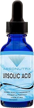 Ursolic Acid 590mg, 4 Fl Oz Bottle, 200 Highly Potent Servings, High Bioavailability, Quick Absorption, Third-Party Tested, GMP-Certified, Non-GMO, Cruelty-Free Products, Made in USA