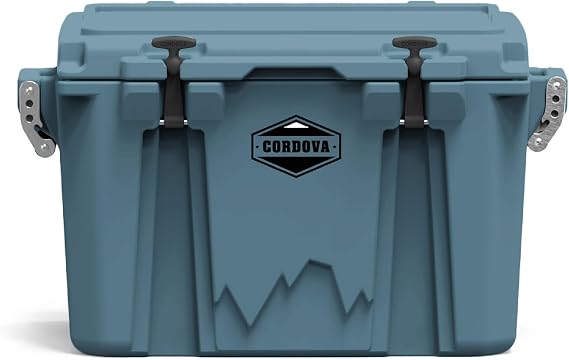 Cordova Outdoors Basecamp Class Hard Cooler - Insulated, Rotomolded Ice Chest, Yonder, 48 qt