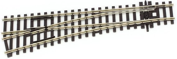 Peco HO Scale Code 100 Insulfrog #4 Left-Hand Turnout