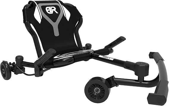 Ezyroller Drifter X Ride On Toy Ages 4-12+ Ideal Weight 40-110 lbs, Black